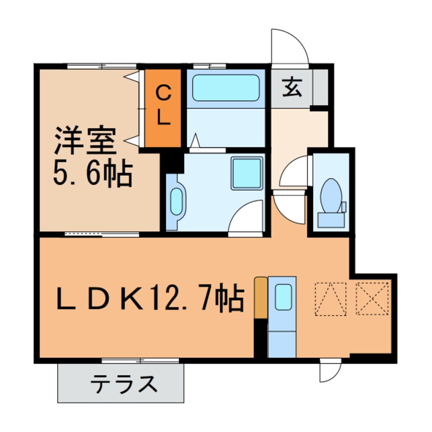 間取図 Wing S Ⅱ