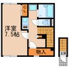 レオネクストゴールド 1Kの間取り