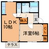 ＭＡＩＳＯＮＮＥＴＴＥ　アルペンローゼ 1LDKの間取り