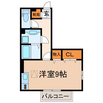 間取図 ジーニアル中田