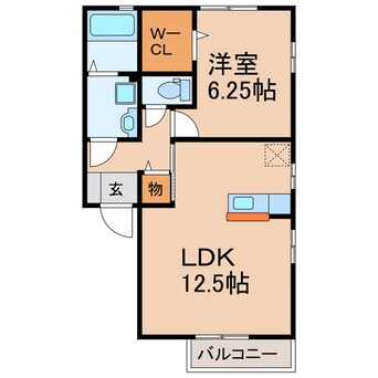 間取図 グラン・シャリオ（如意申町８）