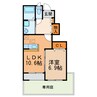 ボナール（大留町） 1LDKの間取り