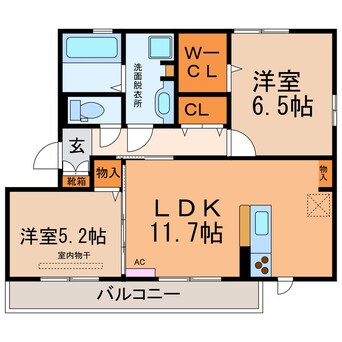 間取図 マーズクリスタル