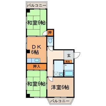 間取図 第３カーサ円正