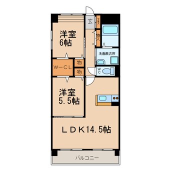 間取図 Bonheur-cle