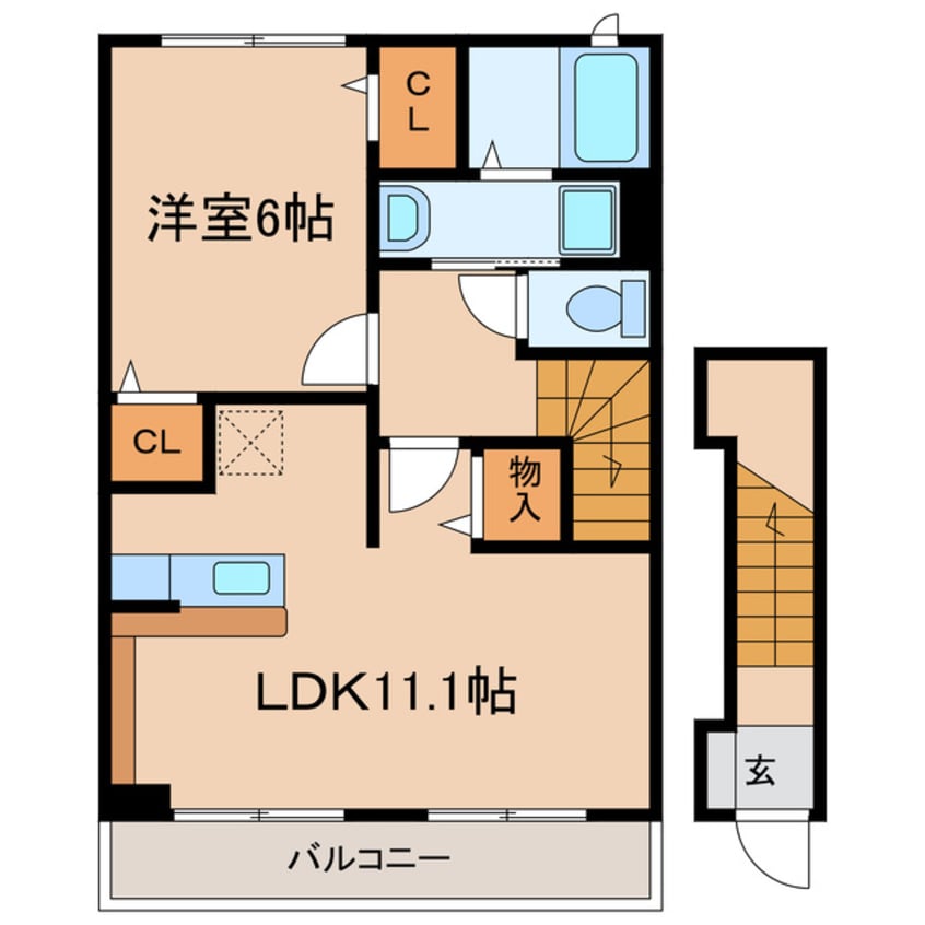 間取図 リブラ若草