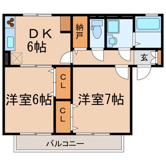 間取図 カーサクワトロ