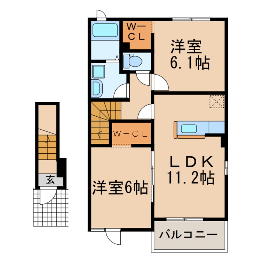 間取図 ミルト　ハウス