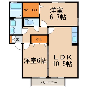 間取図 ベシーノ・プリマリーア