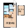 ウェルメイドⅢ 1Kの間取り