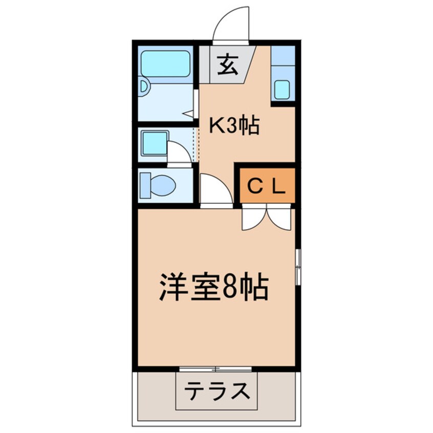 間取図 ファミール堀部Ⅲ