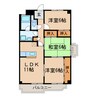 サニーコート高蔵寺 3LDKの間取り