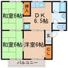 栄林ハイツ 3DKの間取り