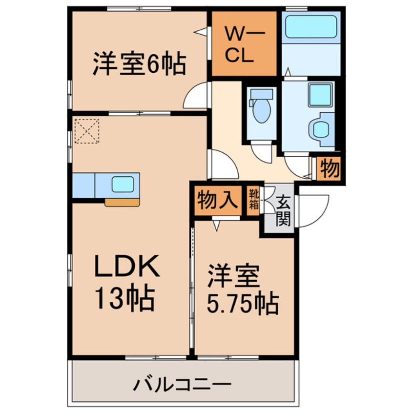間取図 メープルハウス