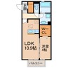 ラヴィング 1LDKの間取り