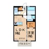 クールハイツⅡ 1LDKの間取り