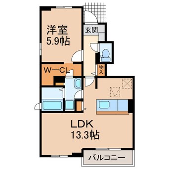 間取図 アルコイリス出川