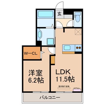 間取図 エトワール・デュノール