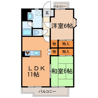 間取図 セラヴィ（鳥居松町）