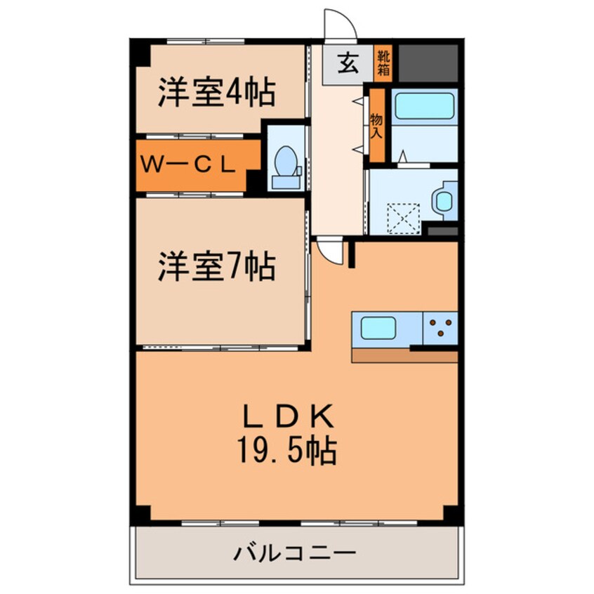 間取図 ロジュマン春日井