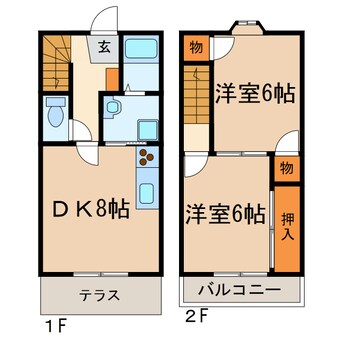 間取図 フラワー番地