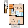 エルモ 1LDKの間取り