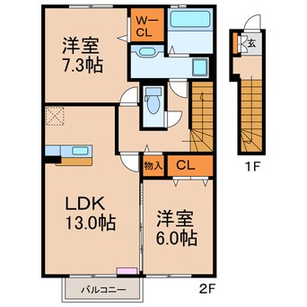 間取図 ウィット竜泉寺　Ａ棟