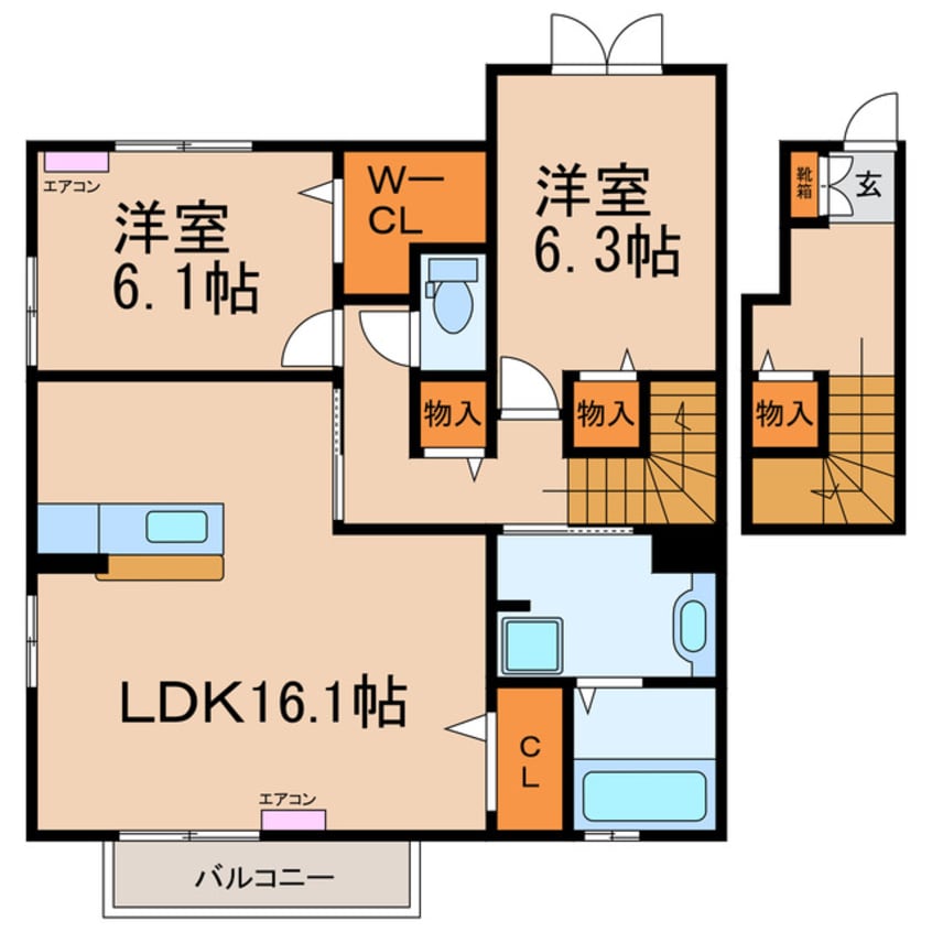 間取図 シェノワ・Ｓ