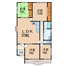 中野町さくらマンション 4LDKの間取り