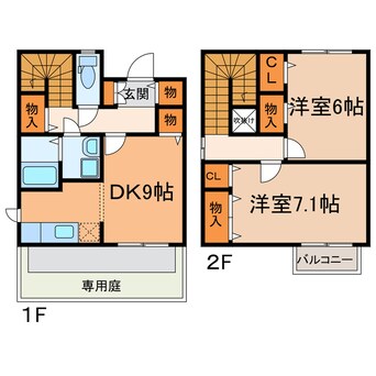 間取図 ファミーユ押沢台