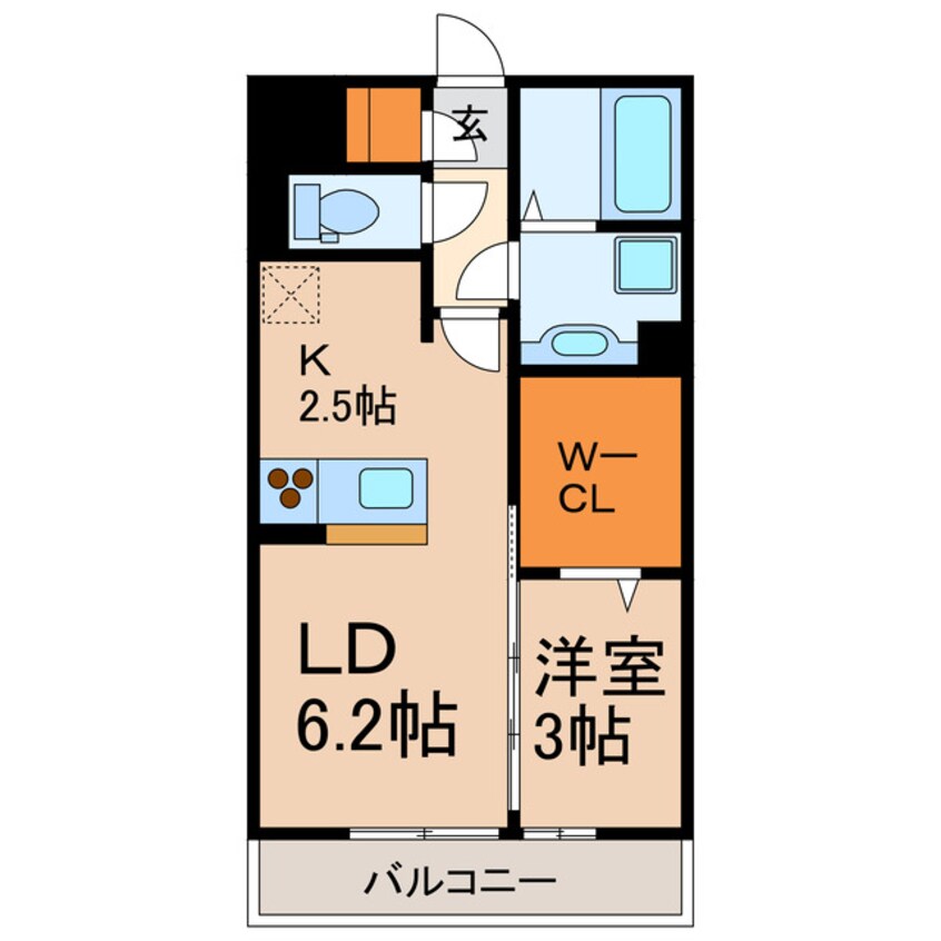 間取図 ルミエール（庄名町）