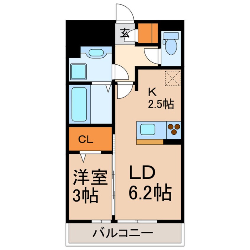 間取図 ルミエール（庄名町）