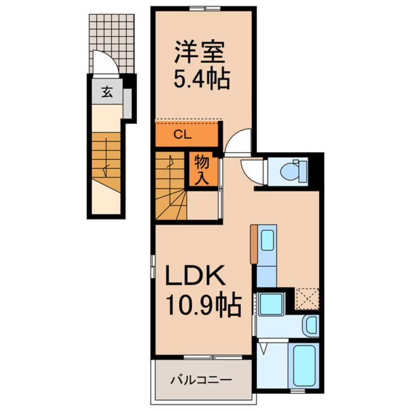 間取図 クラール（勝川町）