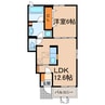 エレガンテ（追進町） 1LDKの間取り