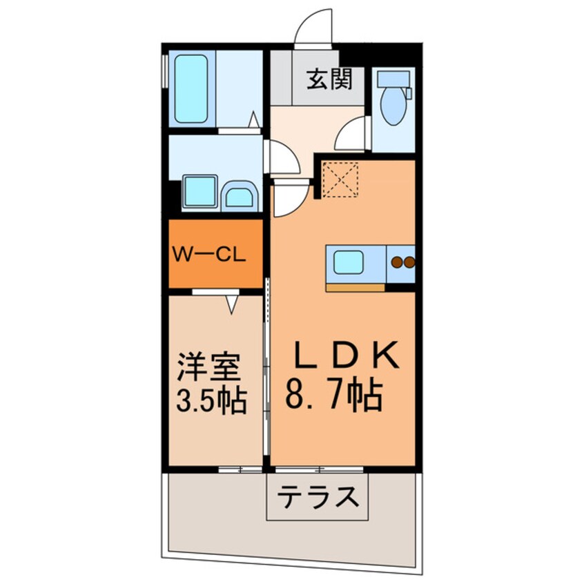 間取図 グランモア道上