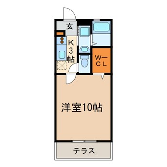 間取図 メルベイユ（豊山町）