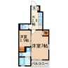 メゾン　アンソレイエ 2Kの間取り