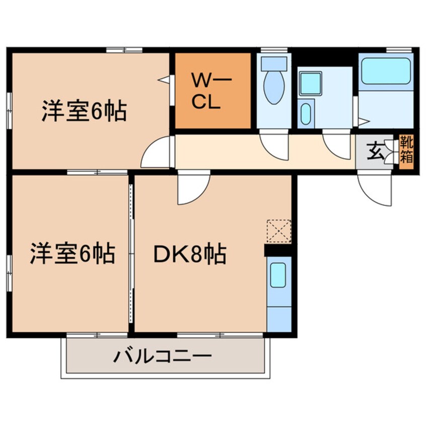 間取図 クレール・ヴィラージュ