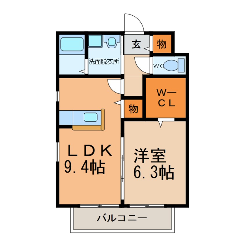 間取図 サンヴィレッジ（楠）