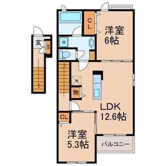 間取図 エレガンテ（味美町）