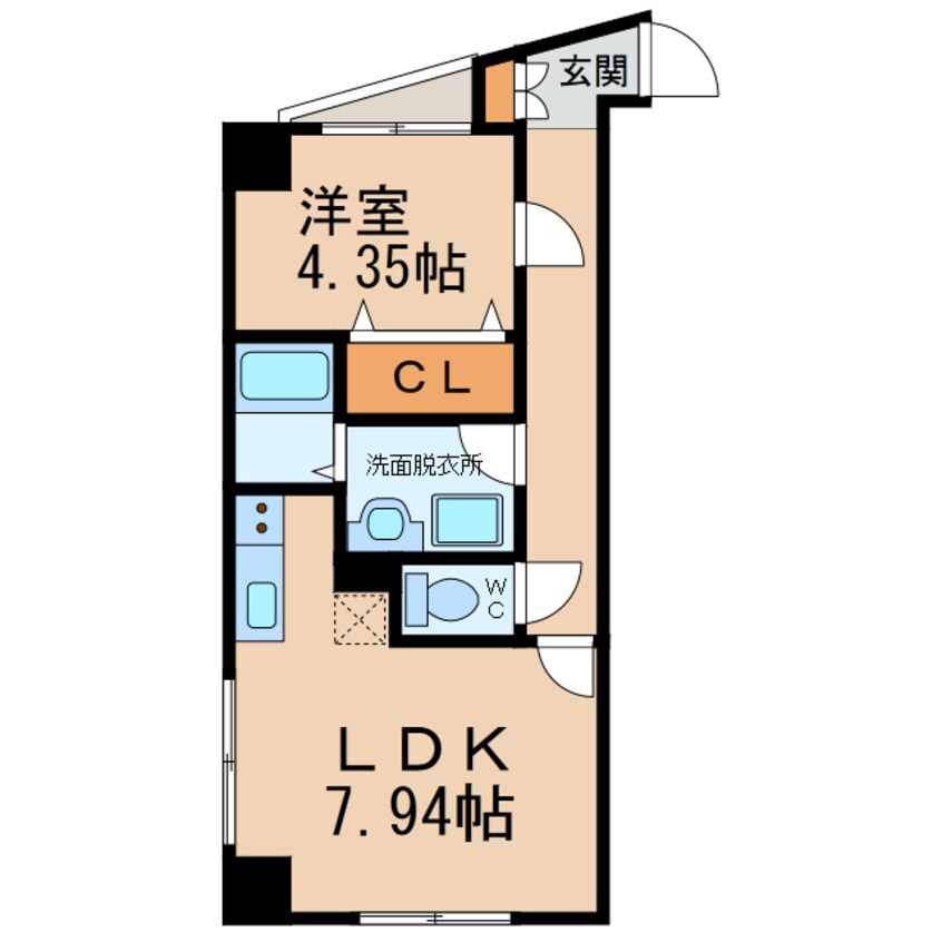 間取図 ドエル勝川