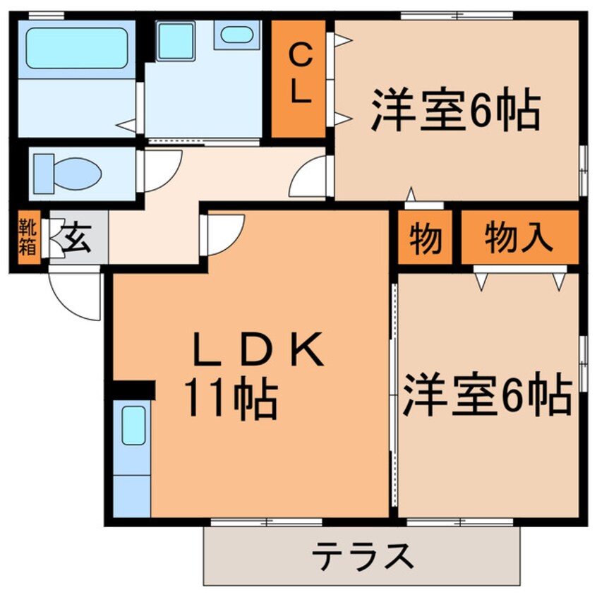 間取図 サン・パティオ