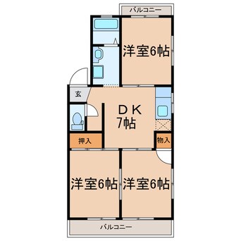 間取図 ドエルはーもにー