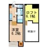 LUNA FORZA新守山 1Kの間取り