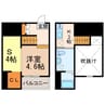 クレアーレ　想 1SKの間取り