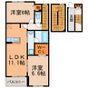 フェリス 2LDKの間取り