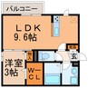 リヴェール（西屋町） 1LDKの間取り