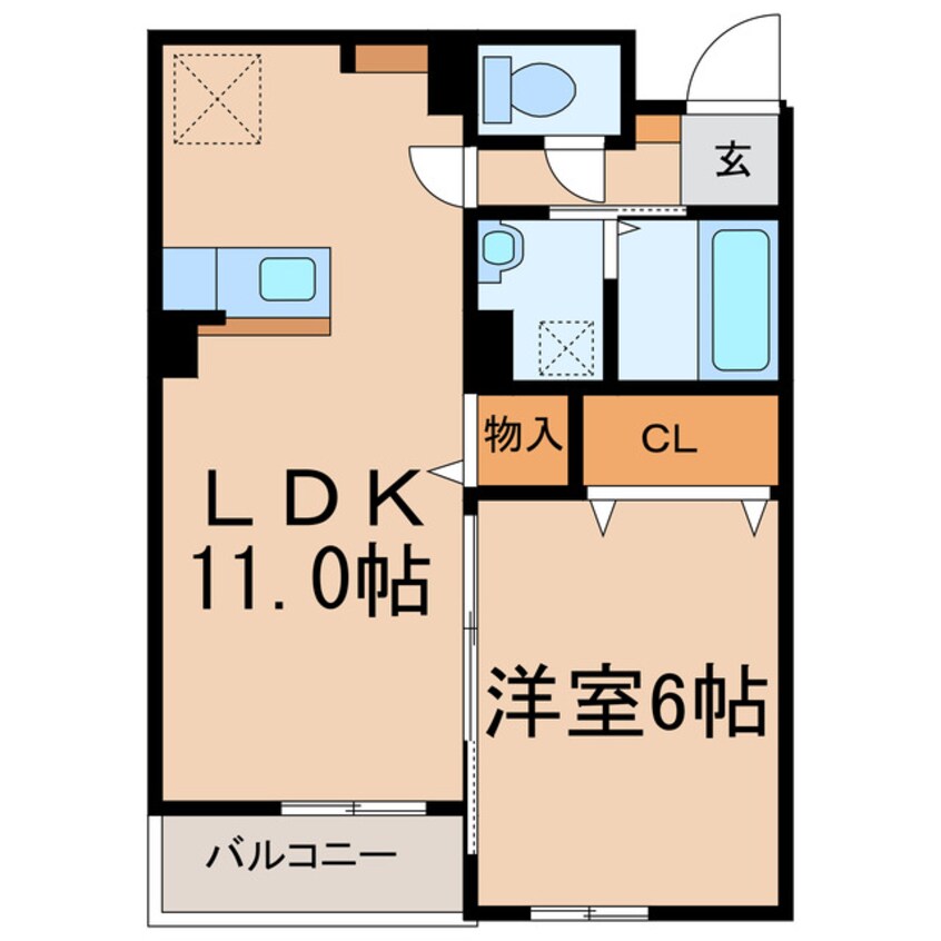 間取図 ルタンシャルム