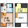 クレア新守西 1Kの間取り