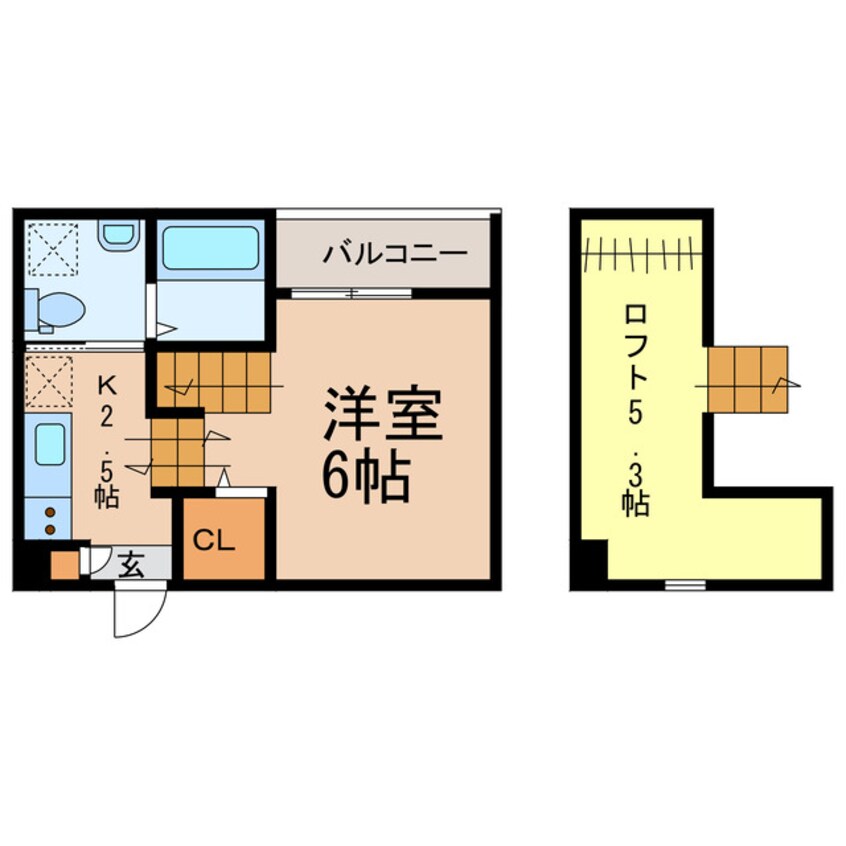 間取図 アペラシオン鳥羽見